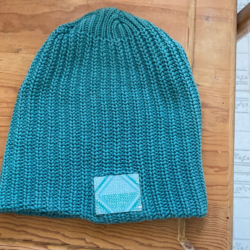 Love your melon beanie with changing patch